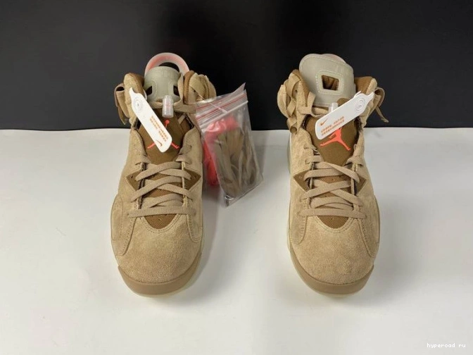 Air Jordan Retro Travis 6 DH0690-200 British Khaki Scott 1216